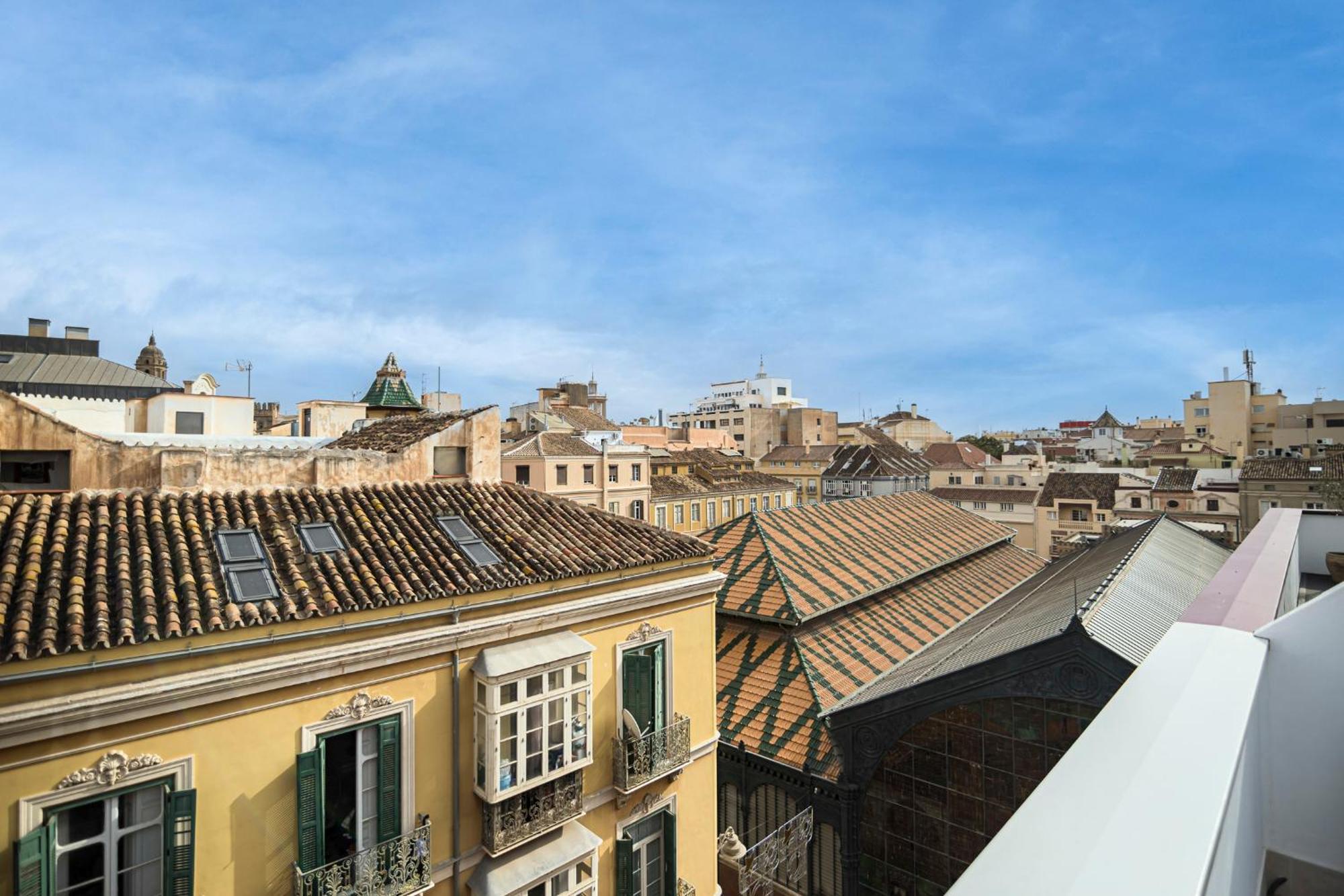 Atarazanas Suite, Atico Con Terraza Málaga Kültér fotó