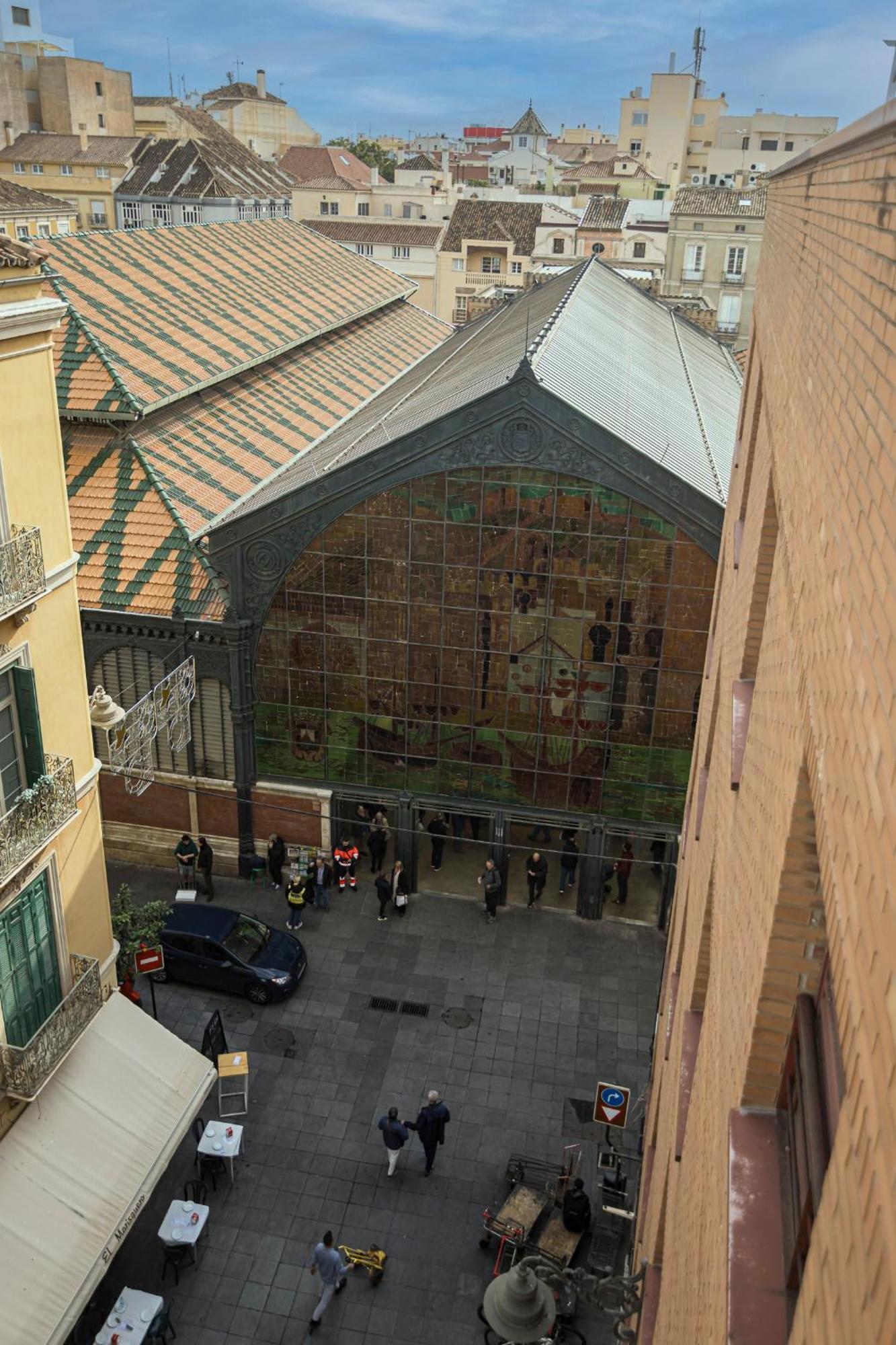 Atarazanas Suite, Atico Con Terraza Málaga Kültér fotó