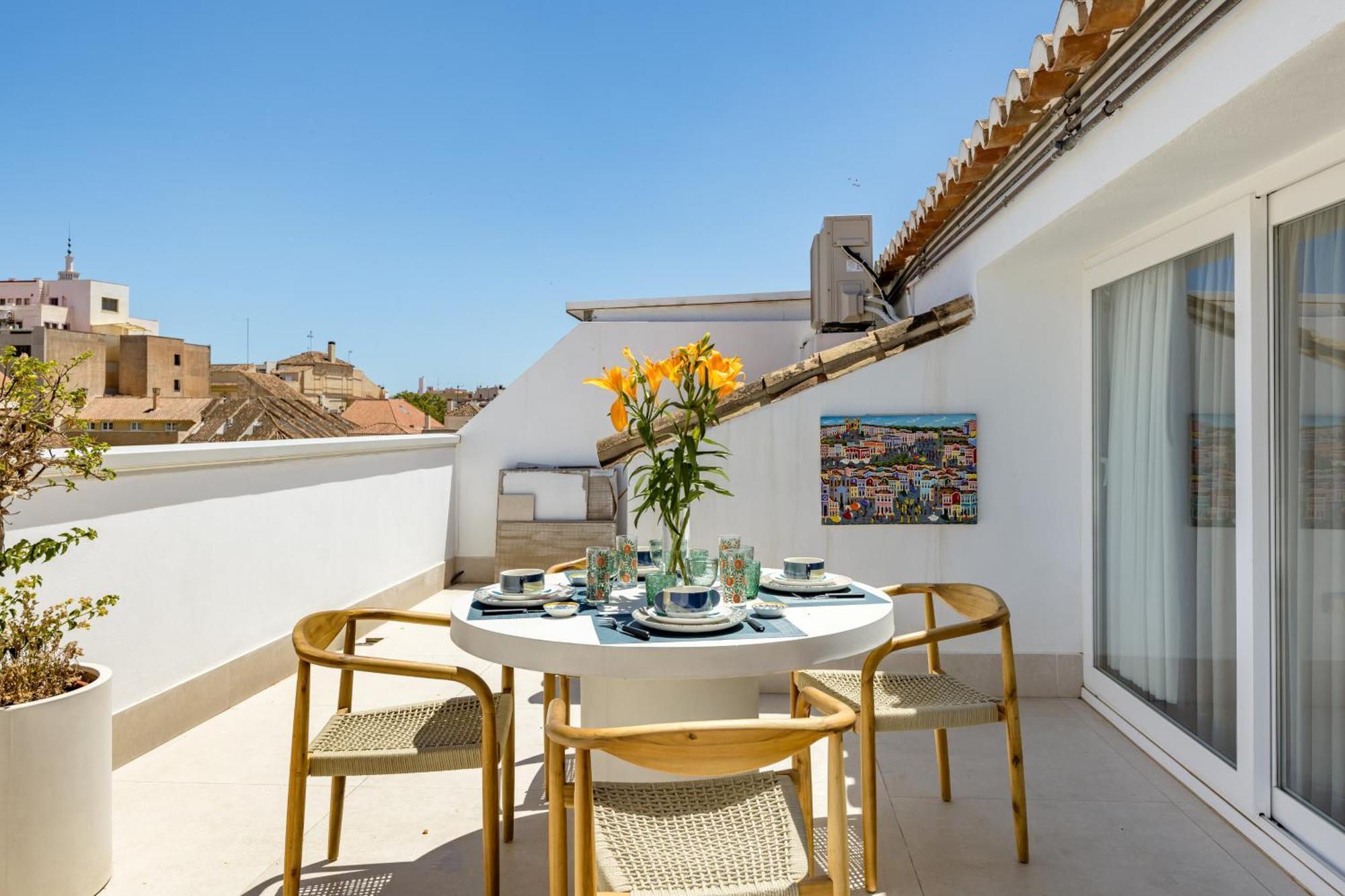 Atarazanas Suite, Atico Con Terraza Málaga Kültér fotó