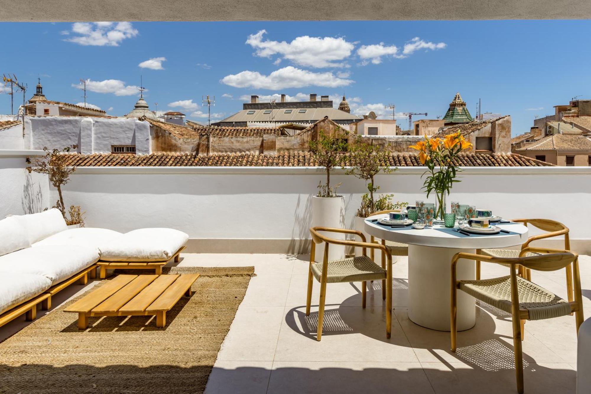 Atarazanas Suite, Atico Con Terraza Málaga Kültér fotó